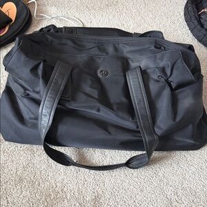 lululemon athletica Black Duffel Bag